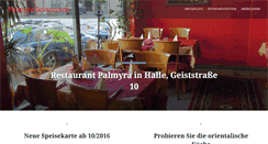 Desktop Screenshot of palmyra-halle.de